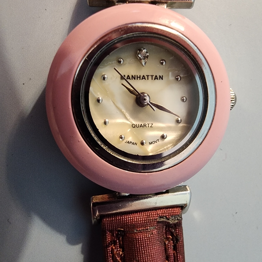 Manhattan Pink and Brown Quartz Watch #10